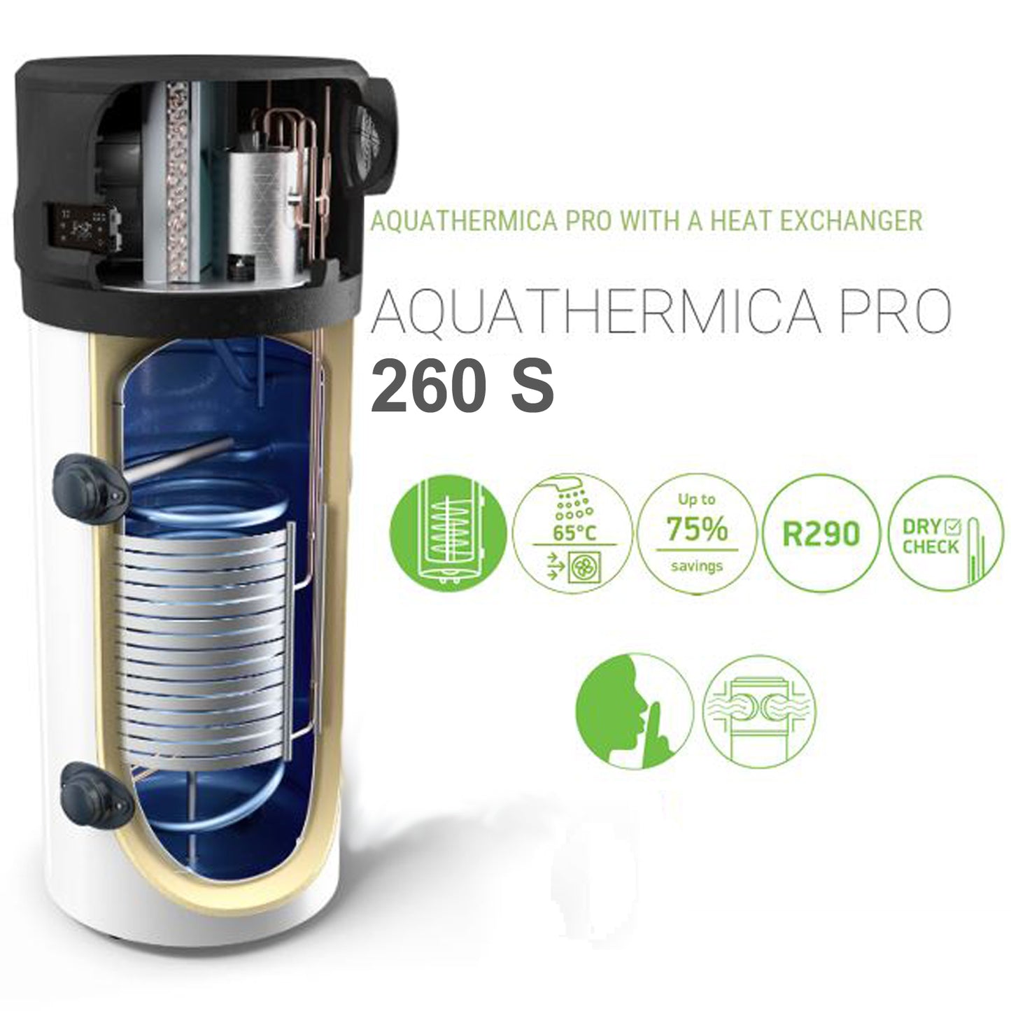 TESY AquaThermica Pro Air Source Heat Pump W/ Heat Exchanger