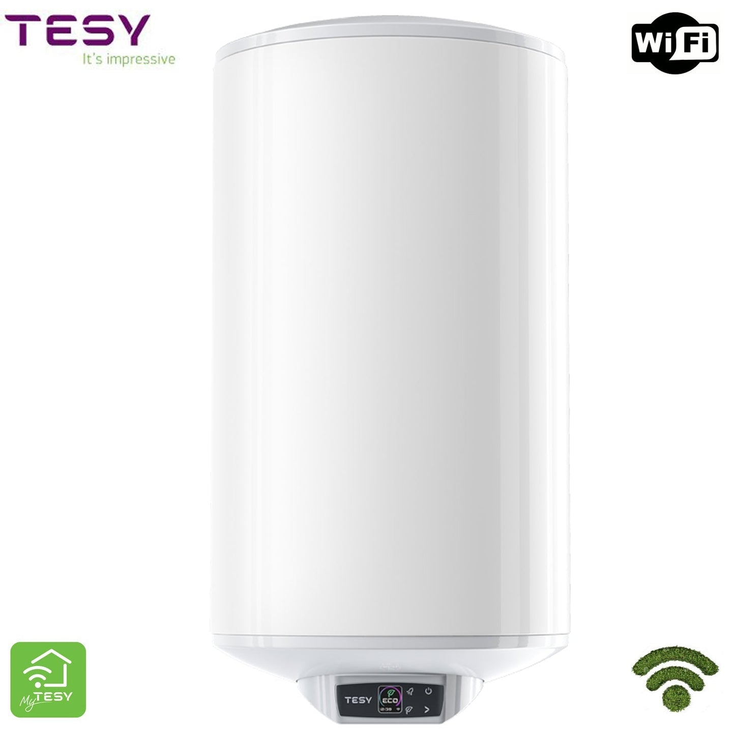 TESY BiLight Cloud Wi-Fi Control Electric Hot Water Cylinders 50L, 80L and 100L
