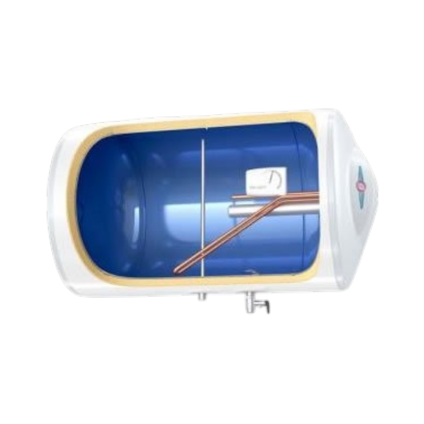 TESY BiLight Horizontal Electric Hot Water Cylinders - 80L, 100L, 120L, 150L