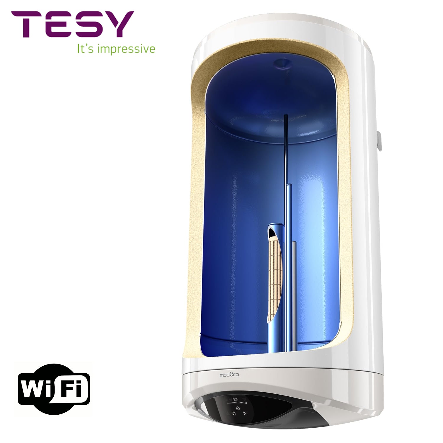 ModEco iCloud 150 Litre Electric Hot Water Cylinder WiFi Control
