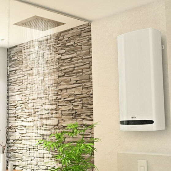 Tesy BelliSlimo 100 Litre Unvented Electric Hot Water Boiler Cylinder Wall Mount