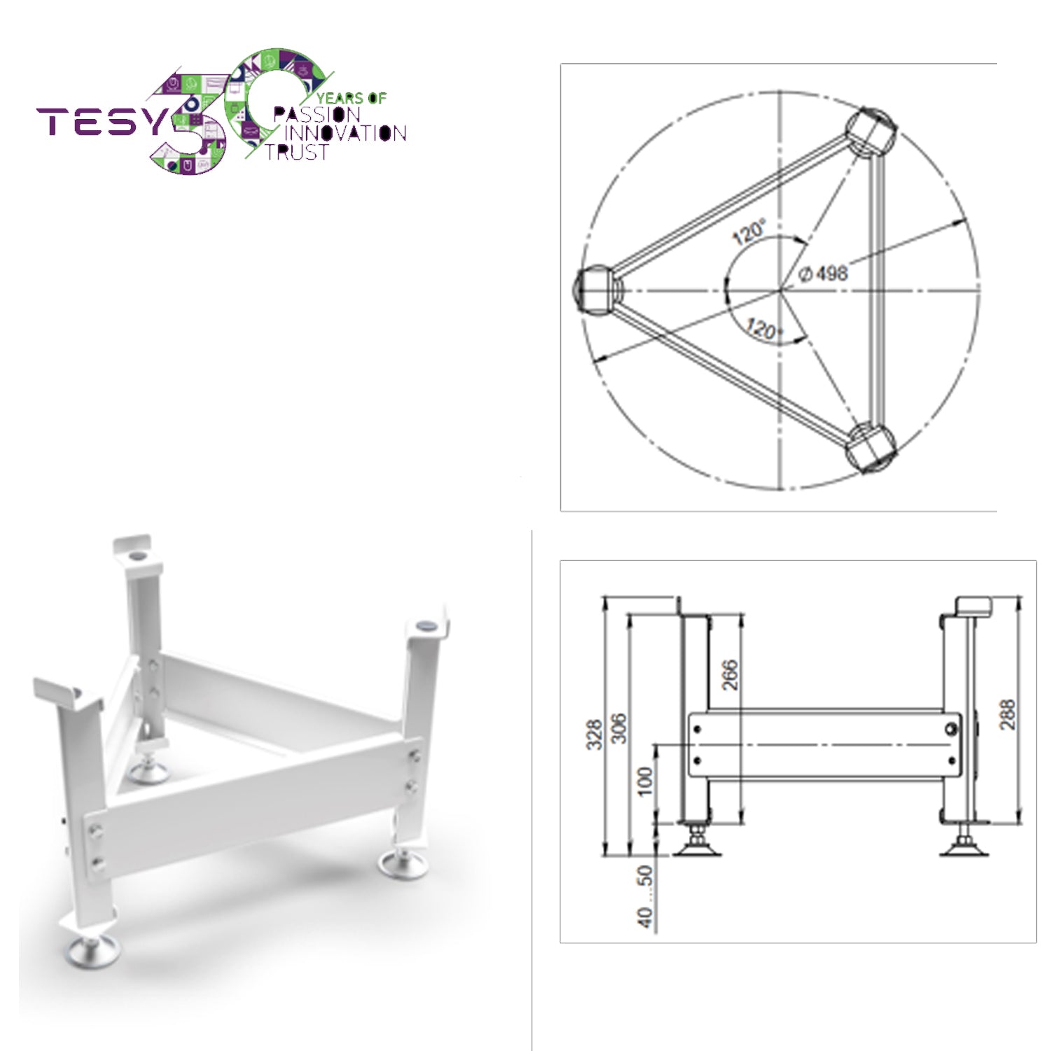 TESY AquaThermica Floor Stand