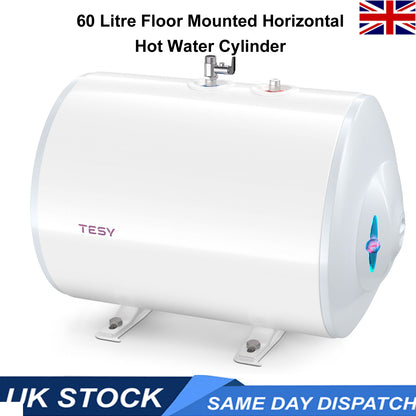 TESY Horizontal Floor Cylinder – 60L Electric Hot Water image 1