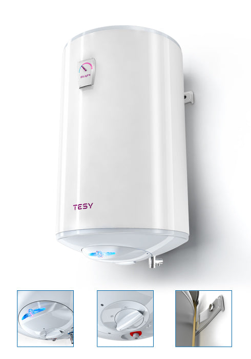 80 Litre TESY Hot Water Cylinder BiLight with High-Efficient Heat Exchanger image 1
