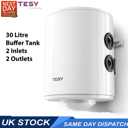 Buffer Tank 30 Litres – 4 Port Cylinder for Heat Pumps image 1